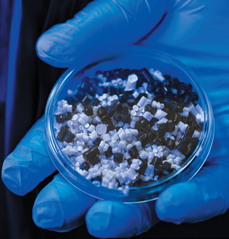 Biodegradable plastic formulations.