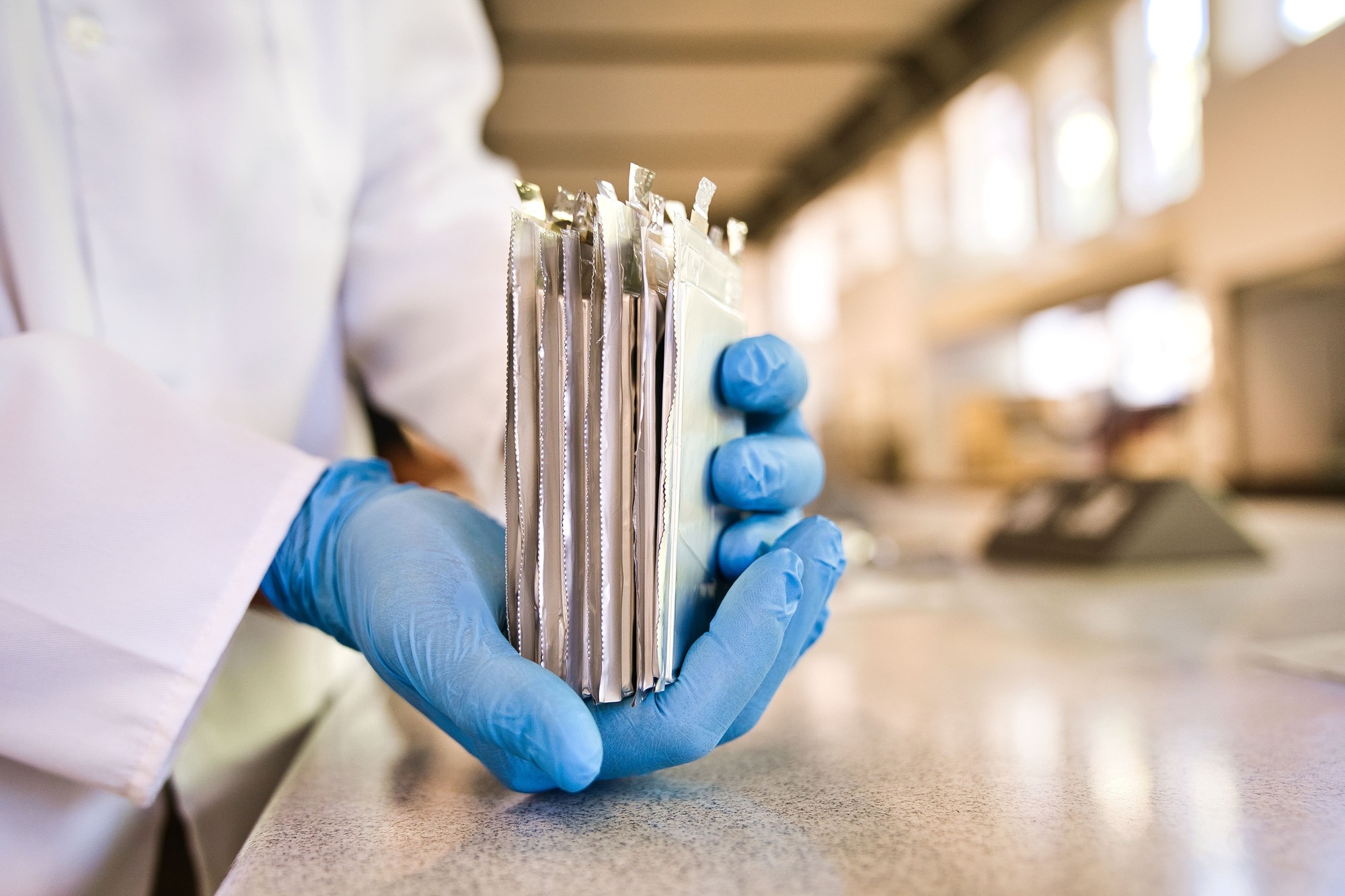 Items in person's hands