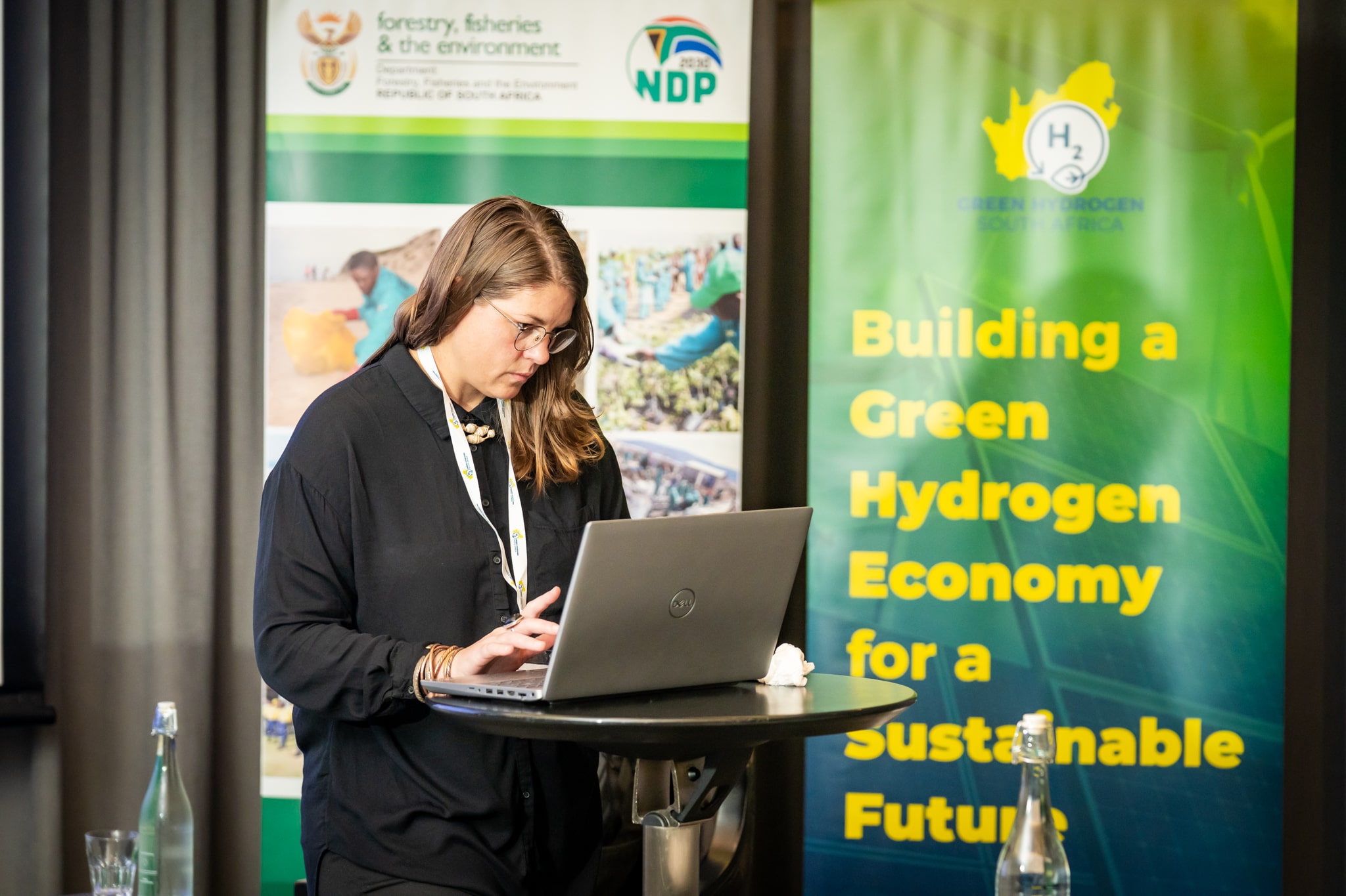 Person using their laptop