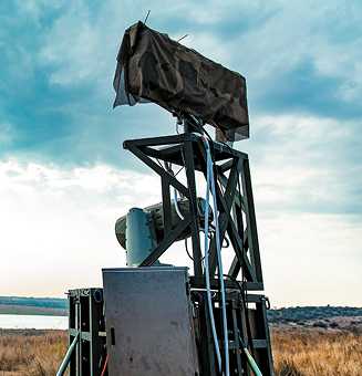 A wide-area surveillance system that detects and classifies moving...