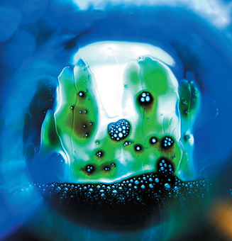 A local biomanufacturing process for the production of lactic acid.