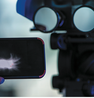 A camera to detect gunshots and gun-related crime.