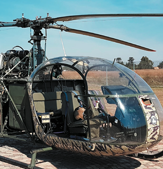 A radar system to alert helicopters to-arms attacks.