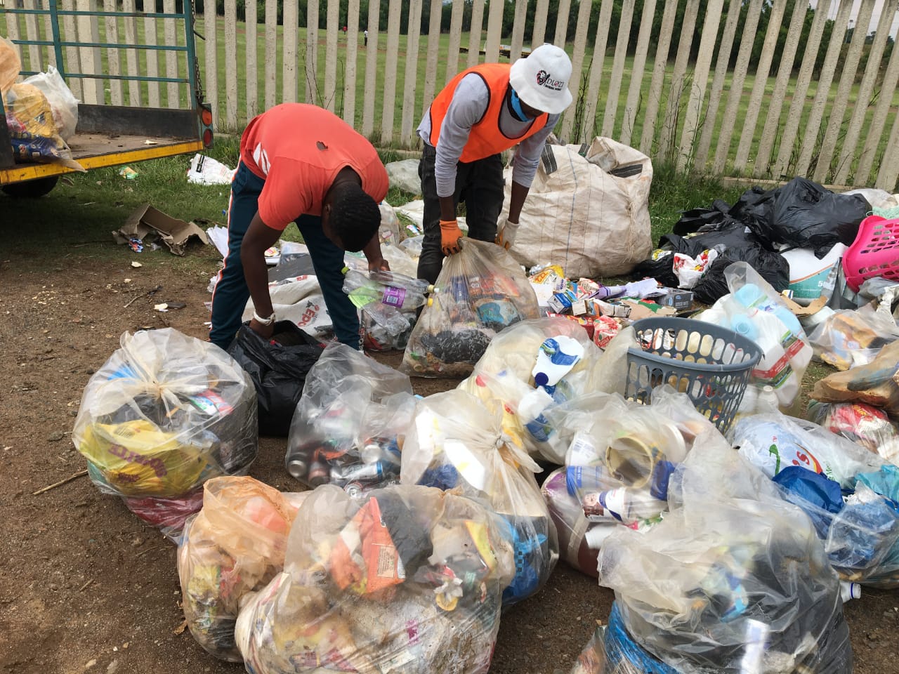 Plastic pollution waste