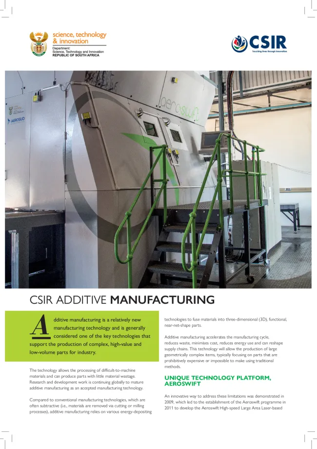 CSIR Additive Manufacturing.pdf