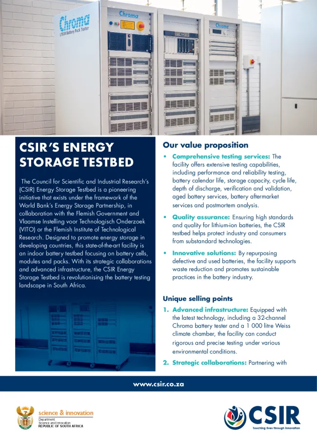 CSIR's Energy Storage Testbed factsheet.pdf