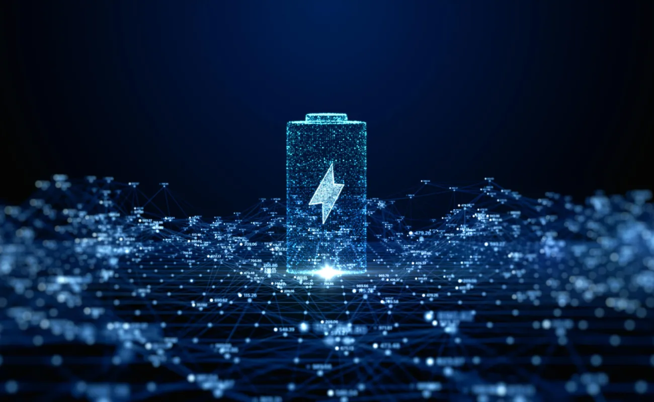 Hand holding a container with yellowish liquid