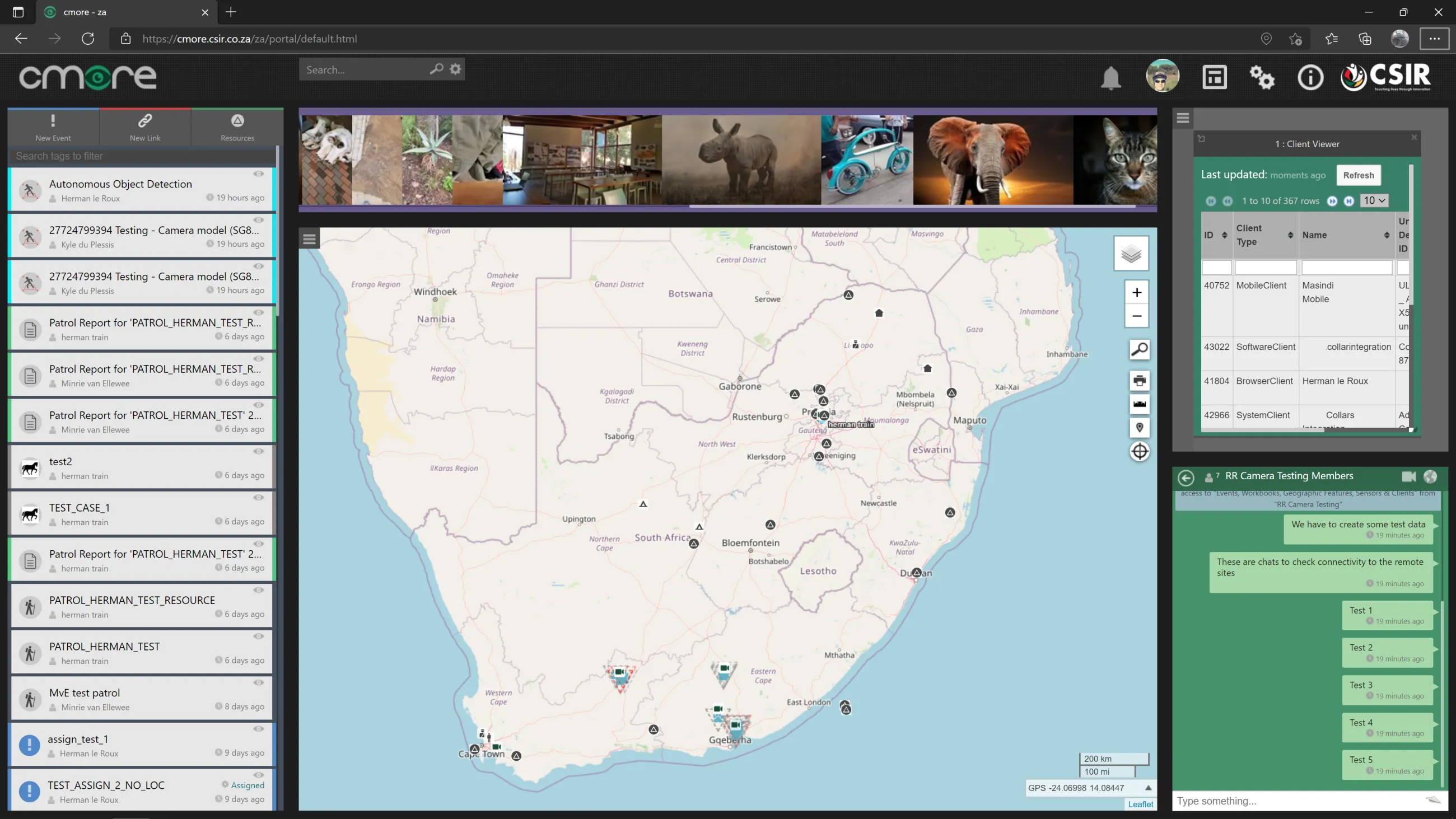 Man pointing at item