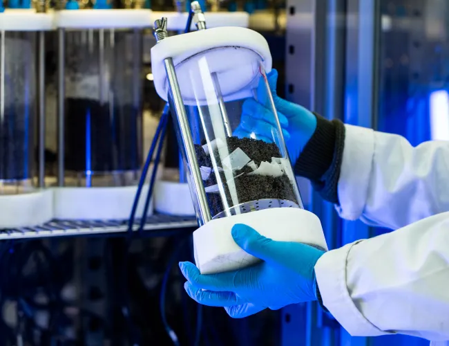 Biodegradation testing laboratory