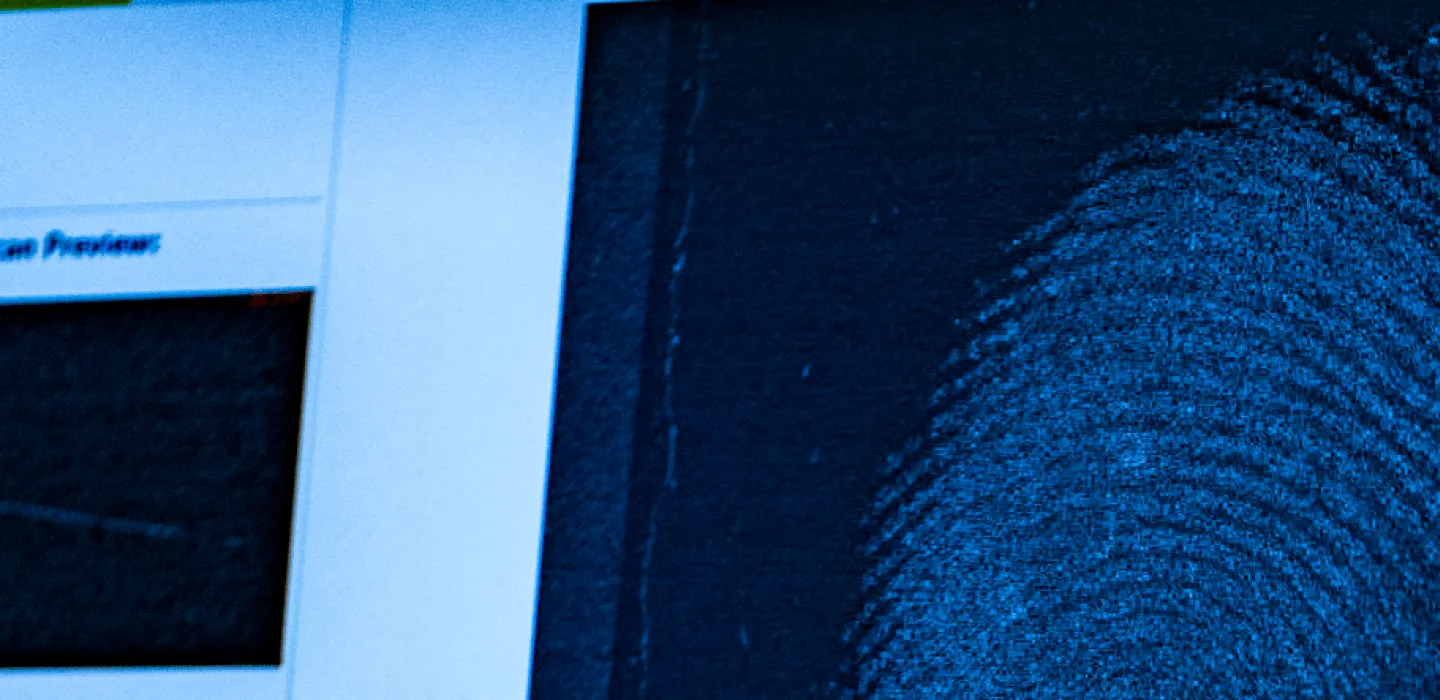 Fingerprint on screen