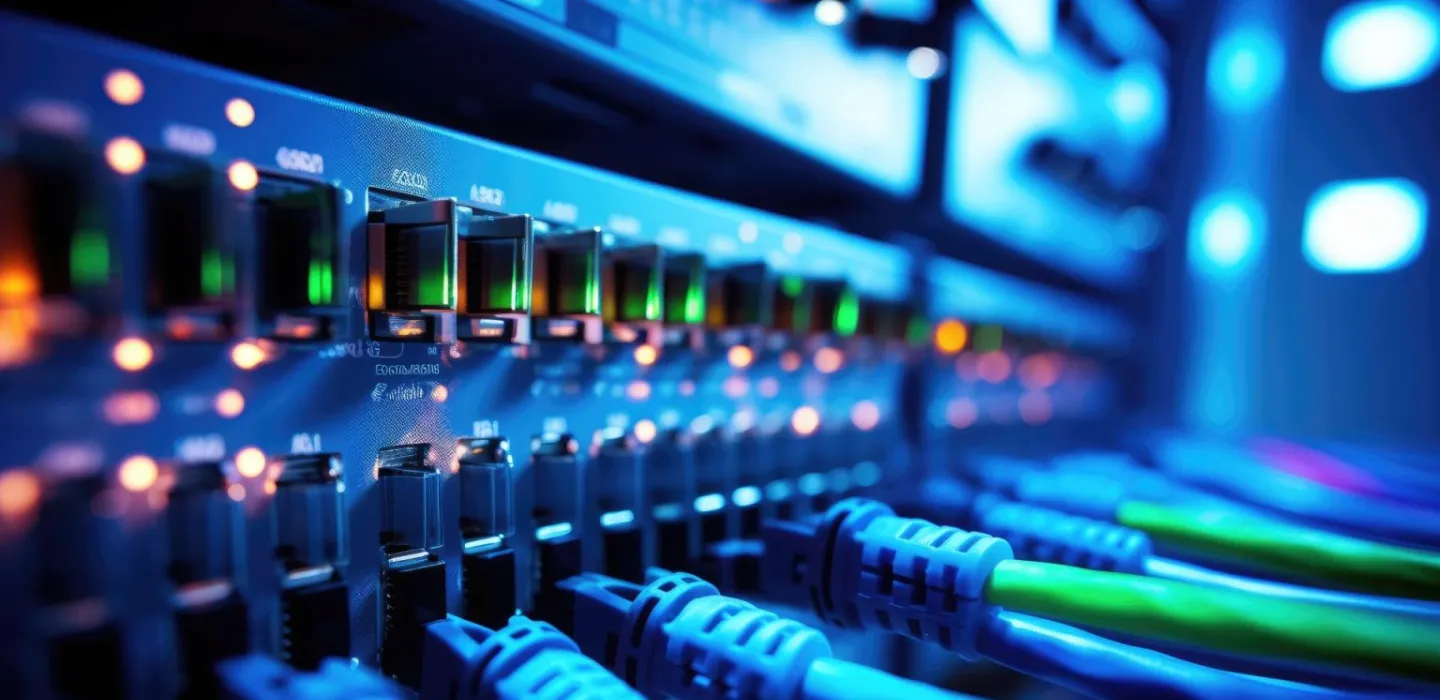 Graphic of 5G with network lines