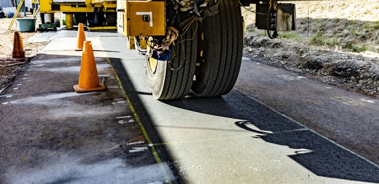 Wheels of a large vehicle